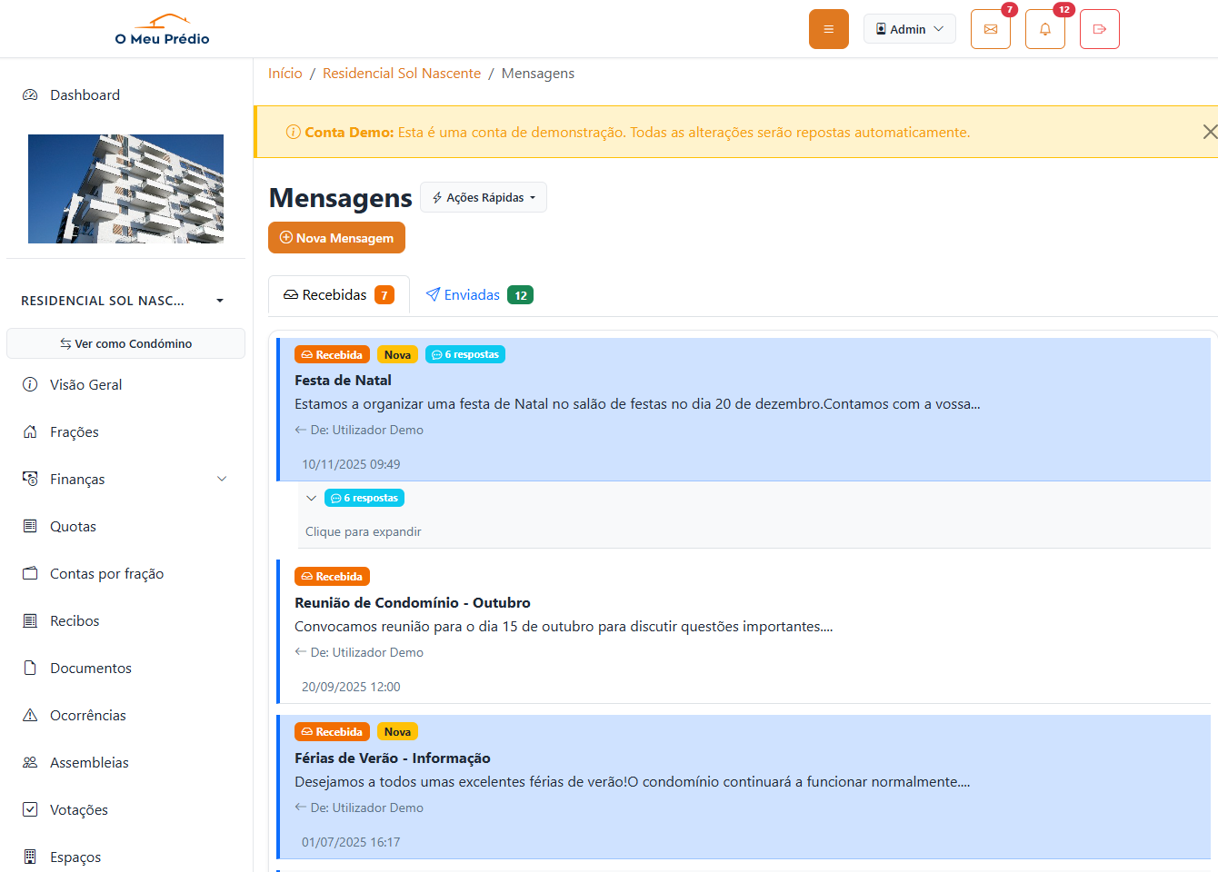 Mensagens - Comunicação eficiente